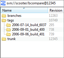 Beyond Compare Subversion 支持